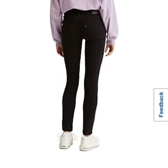 Levi's Black Skinny Jeans for Women - Picture 3 of 12
